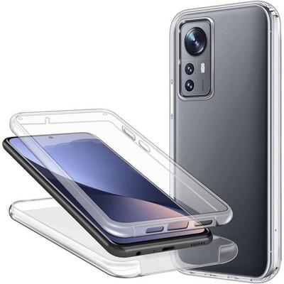 Защитный чехол - E.F.CONNECTION - для Xiaomi 12 Pro - Прозрачный - Защита от царапин - Ударопрочный