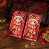 6pcs Chinese Style 3D New Year Money Pocket Traditional Good Luck Red Packet  Wedding Birthday