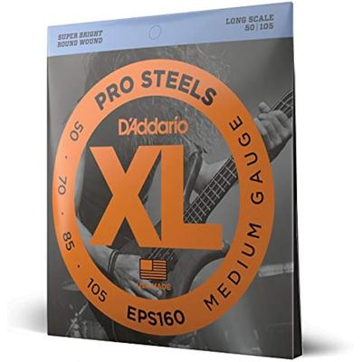 D'Addario Daddario Струна для бас-гитары Pro Steel Long Scale .050-.105 EPS160 [Оригинал, для внутреннего рынка]