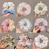 Korean Lace Ruffle Bow Scrunchie - Cute & Sweet Hair Accessory