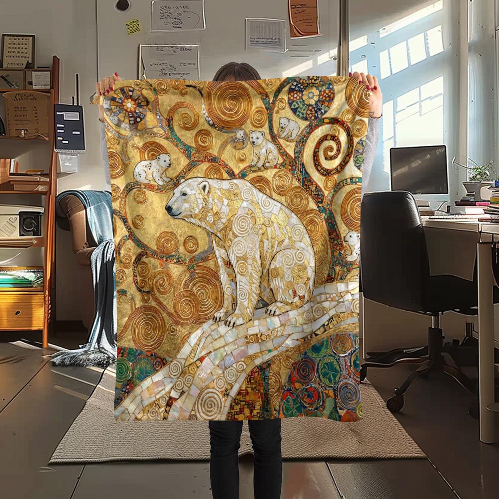 1 шт. Фланелевое одеяло с принтом «Инопланетянин на Земле», Высококачественное, Удобное для всех сезонов, Декор для дома, Тепло и уют, Идеально для Рождественских подарков