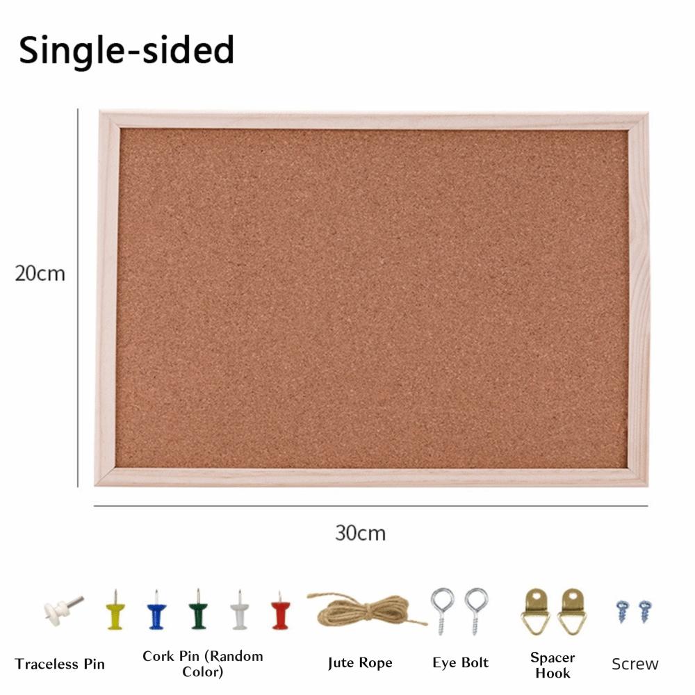 DIY Cork Board Wood Photo Background Pictures Wall Plate Letter Message Boards