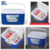 Outdoor Insulated Cooler Box Lunch Box for Camping Picnic Beach Car