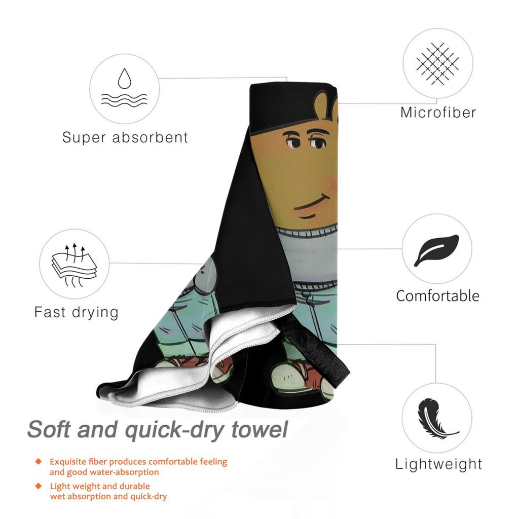 Крутой Парень Пляжное Полотенце Мягкая Микрофибра Быстросохнущее Впитывающее Быстрые Полотенца Для Плавания