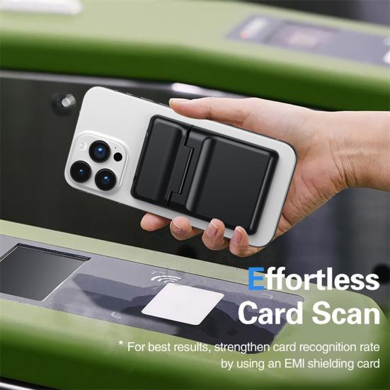 Магнитный держатель для телефона-кошелька с 3 картами, надежная подставка, многофункциональный держатель для карт для iPhone