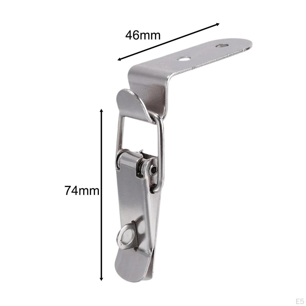 6 шт. 90-градусный крюк-запорный болт, прямоугольная дверная защелка, защелки, зажим для коробки