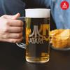 Beer mug 1 pint with Atari logo, official license Beer Glass 600 ml