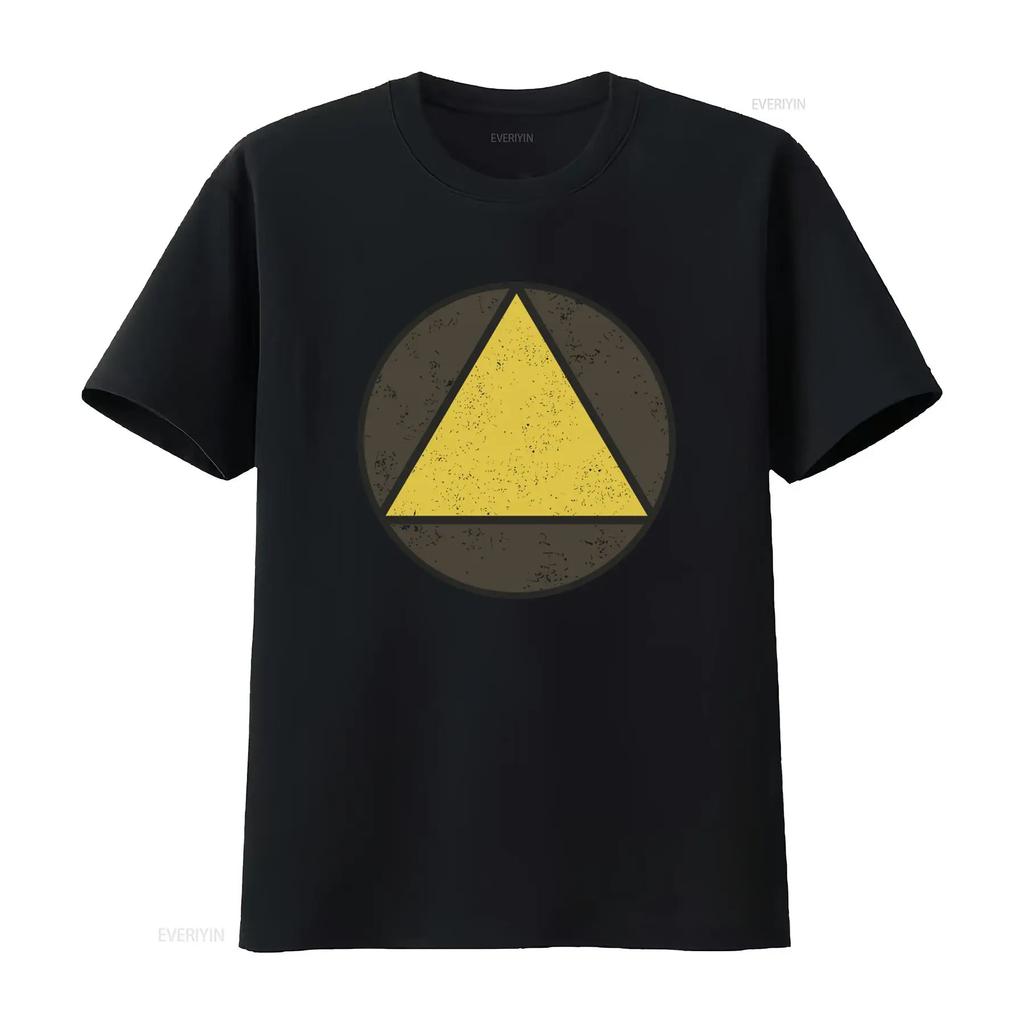 David Legion Haller Symbol Triangle Circle T Shirt For Gaming Fans Stylish Comfortable Vintage Streetwear