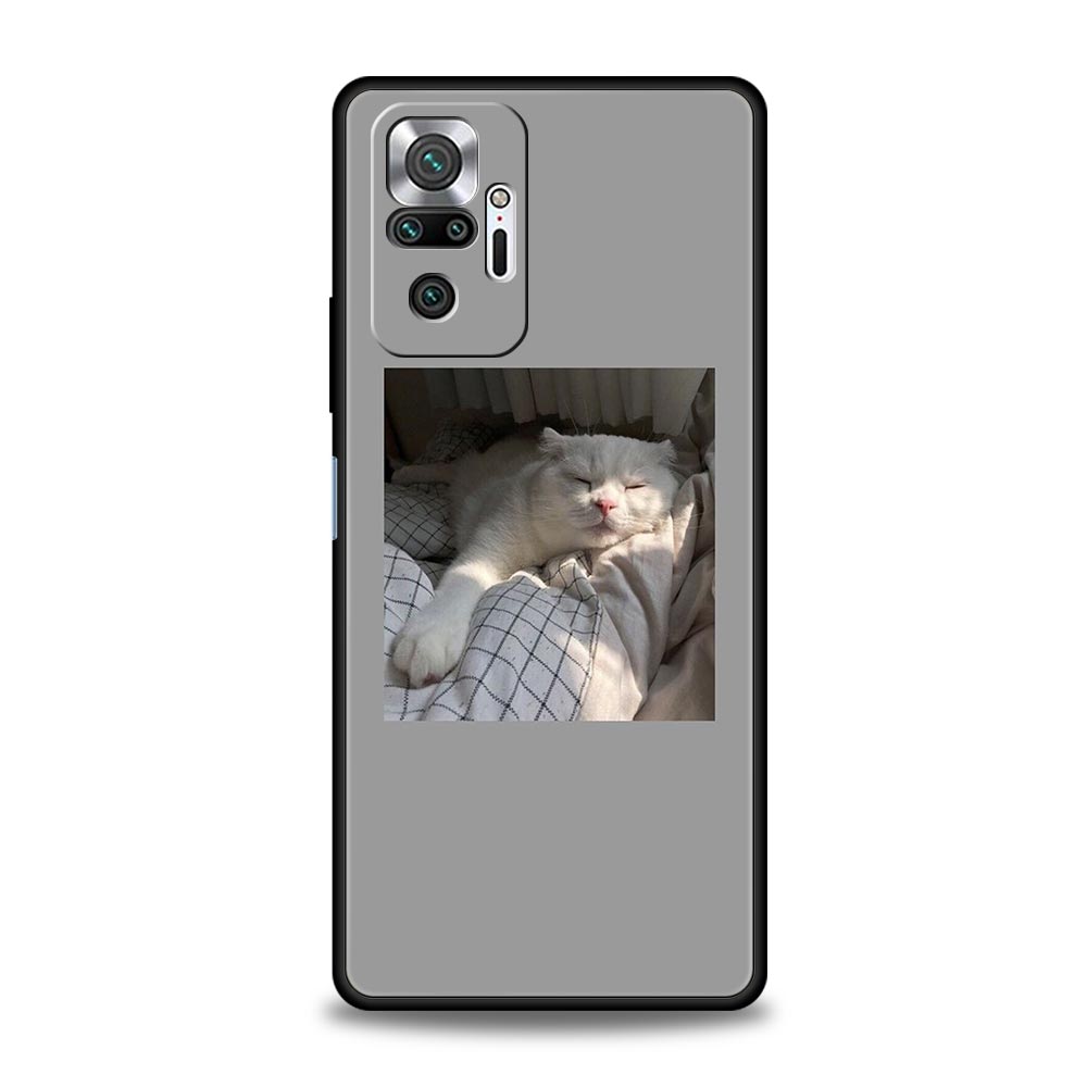 Чехол для телефона с милым щенком и котом для Xiaomi Redmi Note 13 12 5G 11 10 Pro Plus 4G 9S 9 8 7 9T 13C 10C 9C 9A, мягкий силиконовый чехол