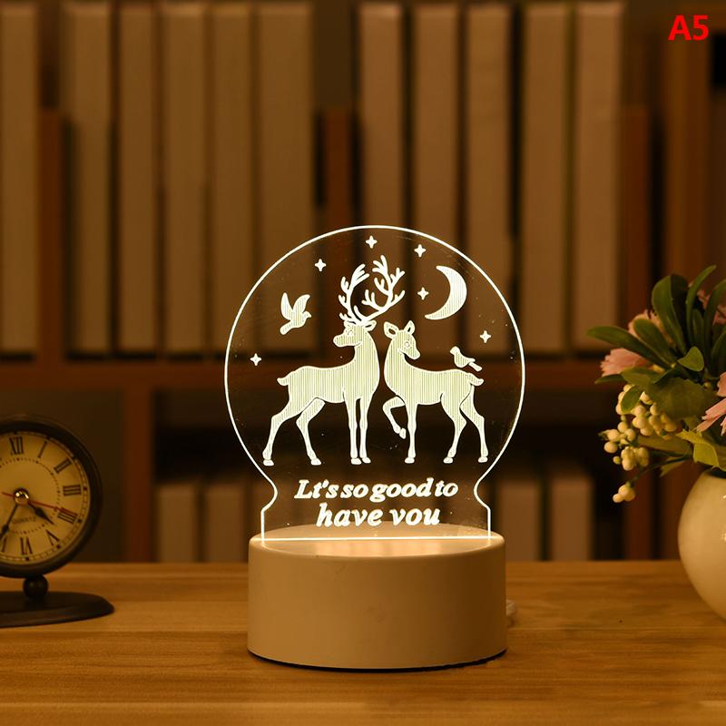 3D Пластина Светодиодная Лампа Креативные Ночники Новинка Иллюзия Ночник Настольная Лампа Домашний Декоративный Подарок