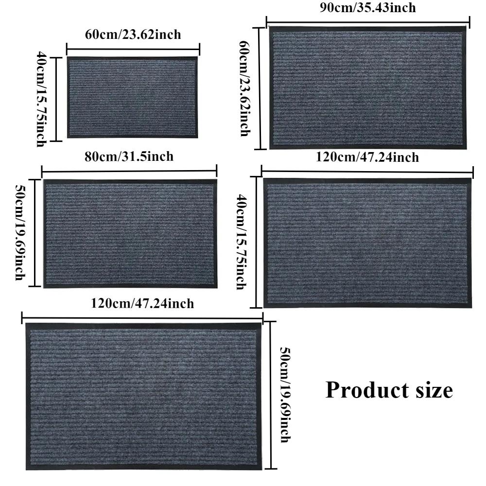 1 шт. моющийся и нескользящий входной коврик для дома и улицы моющийся коврик для прихожей коврики для пыли и пятен можно резать коврик