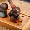 Little Monk Tea Play Purple Clay Tea Pet Boutique Can Raise Fortune Fish Tank Ornaments Zen Tea Tray Little Monk Ornaments Decor