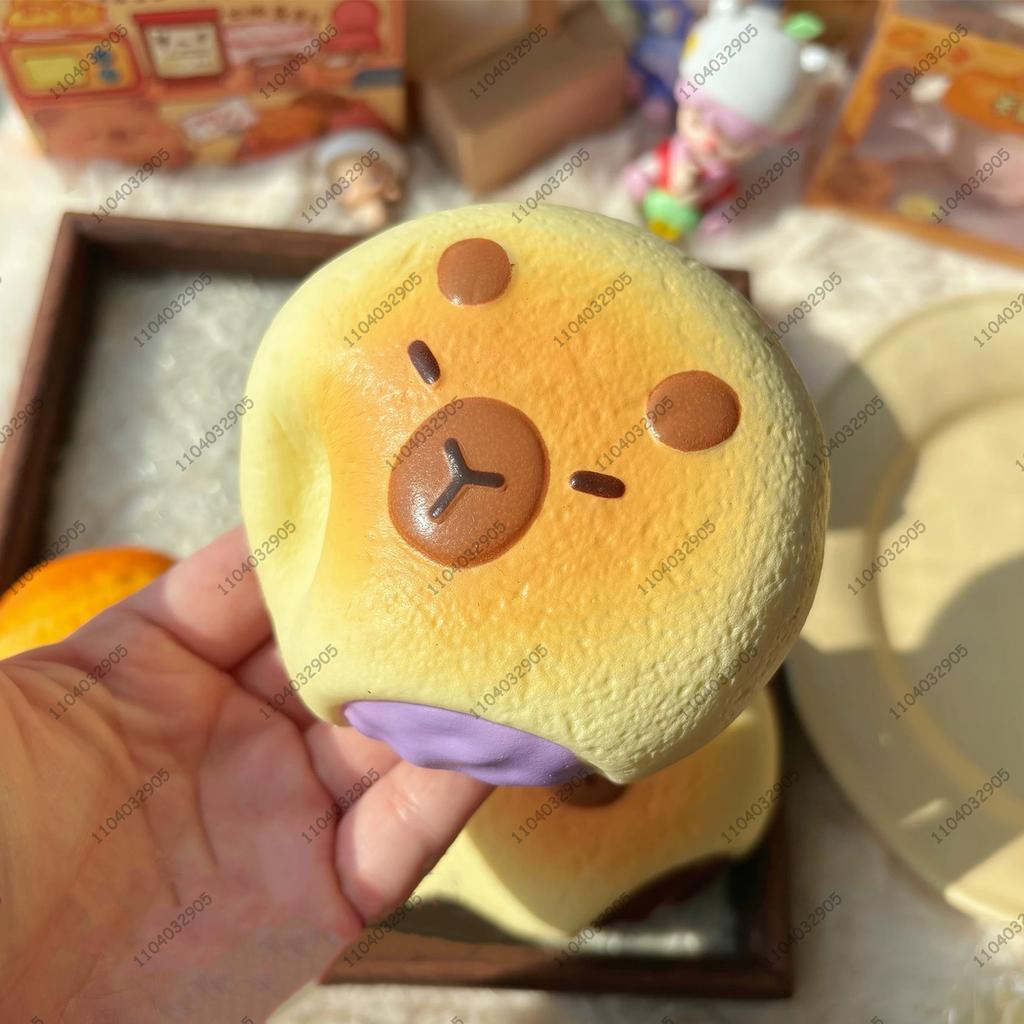 Муссовый Торт Сквиши Игрушка Медленно Поднимающаяся Коричневый Сахар Мусс Квадратный Торт Медленный Отскок Сжимаемая Игрушка Антистресс Снятие Напряжения Руки Расслабление Подарок