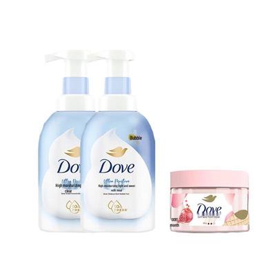 Набор для душа и скраба Dove Deeply Nourishing