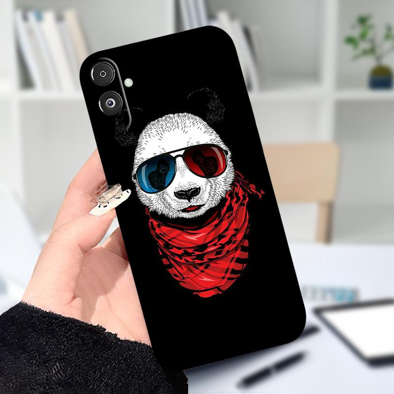 Для Samsung F14 M14 5G Мягкий чехол Модный принт Черный Силиконовый TPU Чехол для телефона Для Samsung Galaxy A14 4G 5G Ударопрочные чехлы