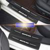 Car Door Sill Scuff Plate Decor Carbon Fiber Stickers For Mercedes Benz AMG A B C M ML GLA GLC GLS E Class W176 W205 W166 W246