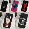 Rock and Roll Skull Funda For Huawei Nova Y91 Y90 Y70 Y60 Y61 9 10 SE 11i 8i 7i 3i 5T P30 P40 Lite P60 Pro Case