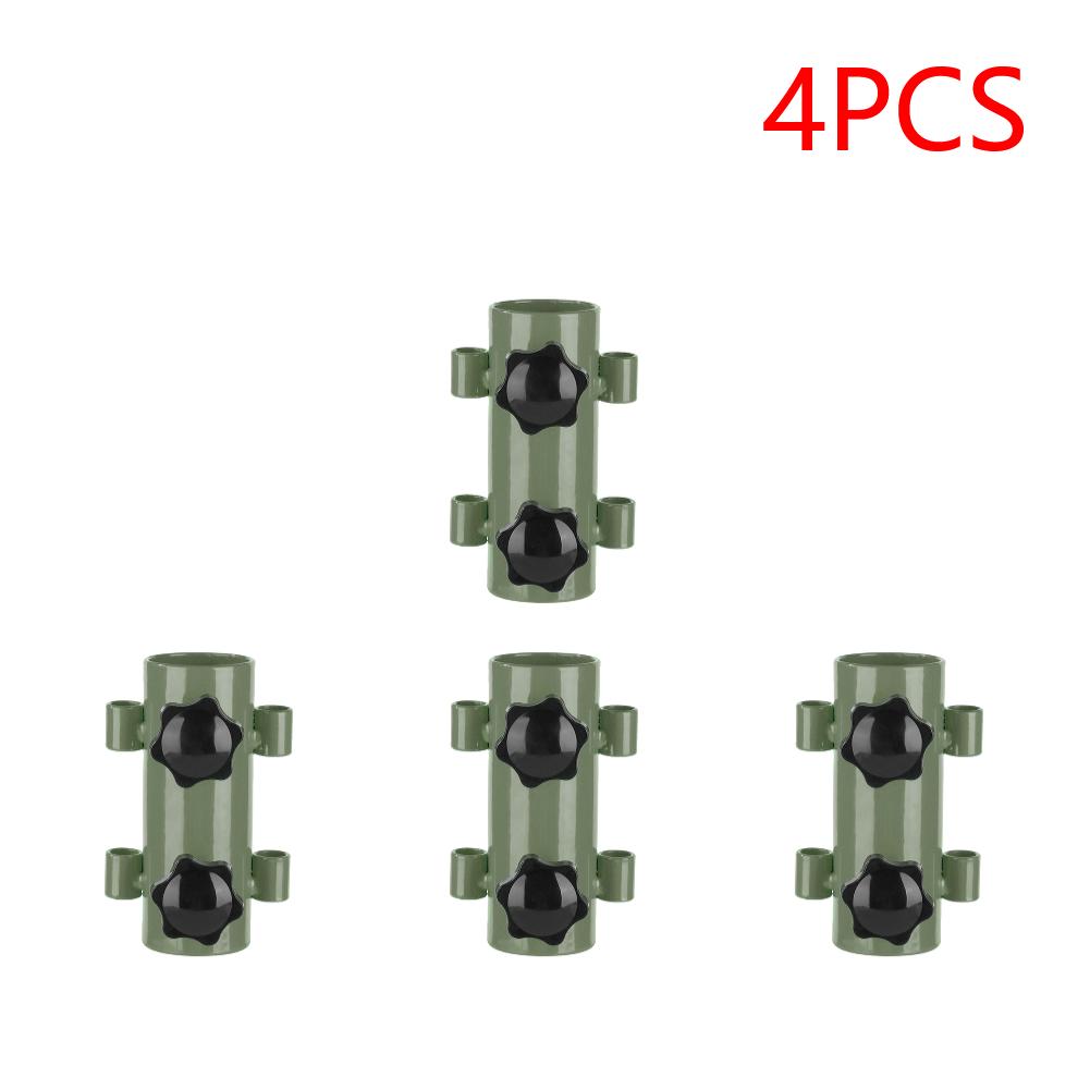 3-5PCS Canopy Rod Holder Adjustable Tent Awning Rod Bracket Stainless Steel Windproof Outdoor Hiking Fishing Tent Accessories