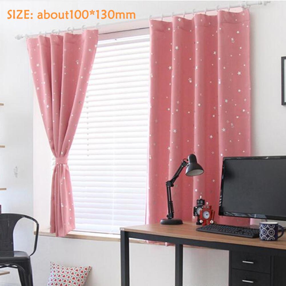 Великобритания Полное затемнение Звезды Спальня Балкон Шторы Крючок Люверсы Пурда