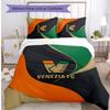 VfB Stuttgart Football Printed 3 Pieces Bedding Set, Comfortable Skin Friendly Bedroom Duvet Cover Set