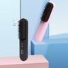 Беспроводной выпрямитель для волос Щетка 3 температуры Быстрый нагрев USB Перезаряжаемый портативный дорожный электрический