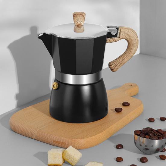 150 мл кофейник легко чистить классический восьмиугольный чайник для мока плита эспрессо кофеварка кухонный гаджет