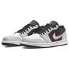 Мужские кроссовки Air Jordan 1 Low Grey Fog Bleached Coral Black White 553558-062