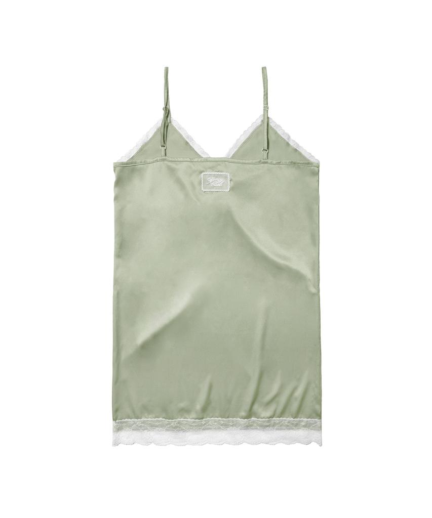 Fancy Club Lace Slip Dress (Green) F26Qd149
