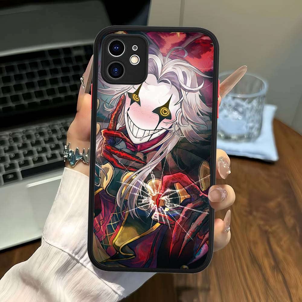Чехол для телефона Аниме Цирк Уродцев Пьеро Для IPhone 16e 16 15 14 13 12 11 Pro Max X XS Max Plus Матовый Прозрачный
