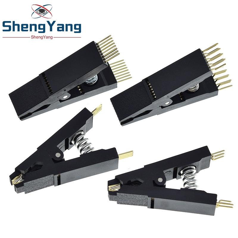 Тестовый зажим для программатора SOP8 SOP16 SOP SOIC 8 SOIC 16 SOIC8 SOIC16 SOIC8 DIP16 DIP 8-контактный DIP 16-контактный Зажим для тестирования микросхем без кабеля