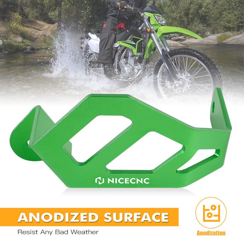 NICECNC For Kawasaki KX125 KX250 KX500 1994-2002 Aluminum Rear Caliper Guard KDX200 KDX200R KLX300R KLX250SF KLX250S KLX250