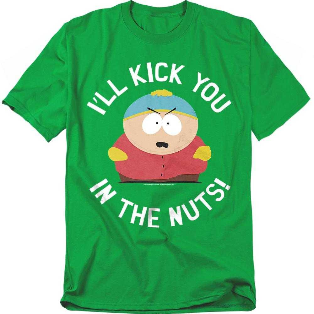 South Park Unisex Adult IÂ´ll Kick You In The Nuts! T-Shirt