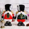 Christmas Soldier Telescopic Figure Retractable Height Adjustable Faceless Ornament Christmas Festive Decoration