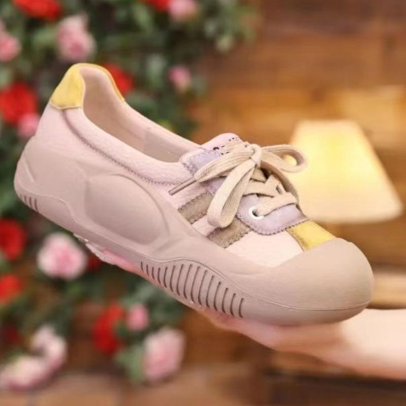 Autumn New Ins Breathable Little White Shoes Women's Low-top Casual Board Shoes Platform Muffin Shoes