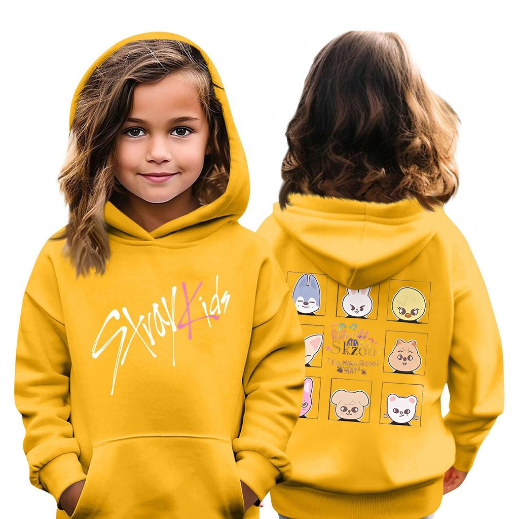 Kids Fashion Casual Top Stray Kids Korean Combo Printed Pullover Sweatshirt