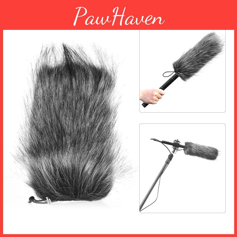 Furry Universal Microphone Windscreen Professional Flexible Mount Fur Windshield For Rode Vmgo