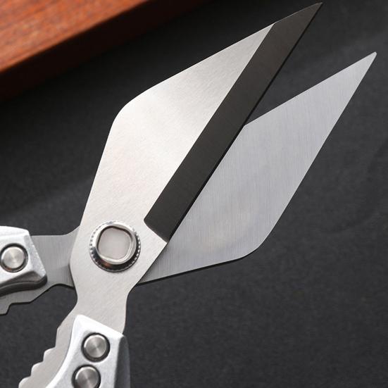 Кухонные ножницы из нержавеющей стали Сверхпрочные кухонные ножницы для мяса, рыбы, птицы Коммерческое кухонное оборудование