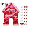 Holiday Party Decor Gingerbread Golf Game Set Mini Course with Candy Cane Club High-quality Christmas Decoration And Balls for Family Indoor