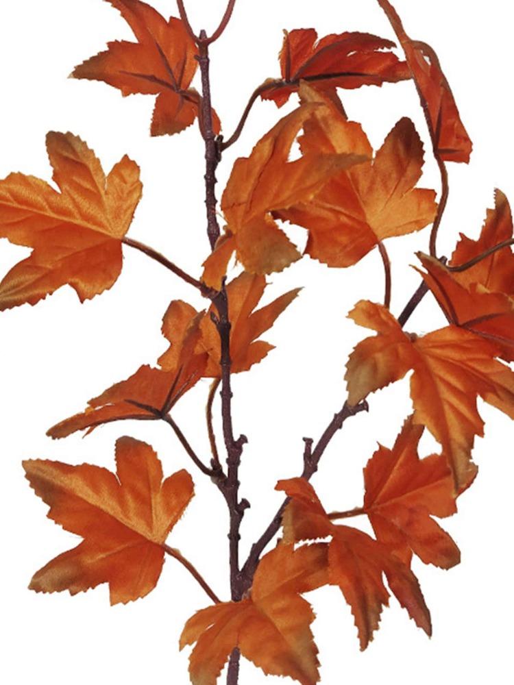 4 шт. искусственные кленовые листья ветки 39 см искусственные осенние листья растения для дома, кухни, фермерского дома, стол на День благодарения, камин, декор на Хэллоуин