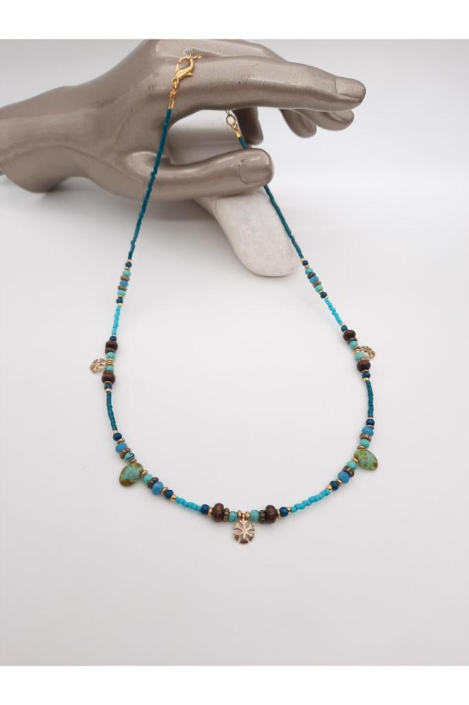 Подарок на день рождения, этническое подлинное хиппи, богемное модное ювелирное ожерелье ручной работы