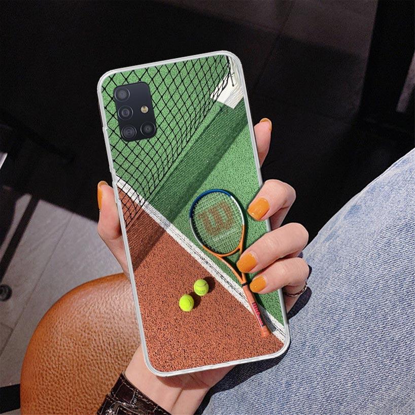 Tennis Sport Phone Case For Samsung Galaxy A52 A32 A22 A12 A51 A31 A50S A30S A20S A10S Note 20 Ultra 10 Plus S10 A72 A71 Galaxy