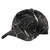 White Fang Lightning Lightning CA636 Cap, Pattern, Hat, Sports, Running, Outdoor, Men's, Women's, (Black)