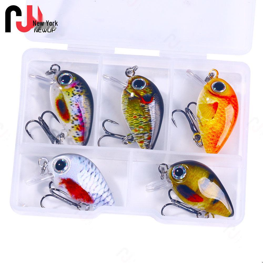Набор мини-приманок для рыбалки на открытом воздухе: Маленькая толстушка имитация приманки для трансграничной рыбалки
