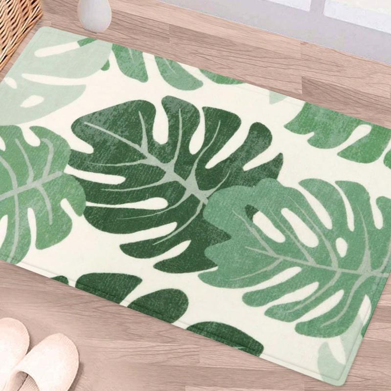 1 шт. Ковер с узором из букв и цветов Современный цветочный коврик для дома Придверный коврик Противоскользящий Богемный Ванная Кухня Сад Маленькие ковры