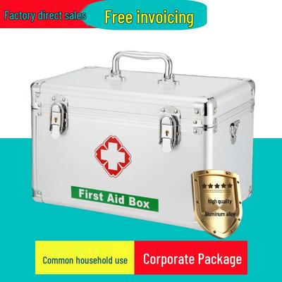 Портативная многослойная аптечка первой помощи - Большая коробка для лекарств для дома