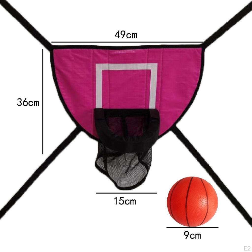 Баскетбольное кольцо для батутной рамы, водонепроницаемые ворота на открытом воздухе