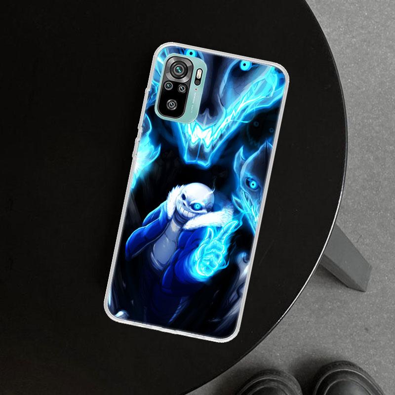 Чехол для телефона Undertale Sans Doggo Для Xiaomi Redmi Note 15 14 13 12 11 Pro Plus 14S 12S 11S 11T 11E 10S 10 Индивидуальные Fundas