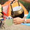Portable Stainless Steel Camping Mug 250/350ml Handle Foldable Outdoor Tableware Kitchen Equipment Travel Hiking Picnic Utensils.