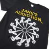 Редкий! Jane's Addiction Футболка с принтом Wheel Shirt Unisex с коротким рукавом IM0749 Унисекс футболка