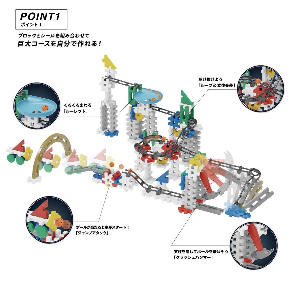 Gakken New Block Rolling Cue Standard Set Toy Awards 2023 Educational Toy Category Excellence 4 and 83738 [Japan Award] (Ages up)